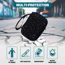 Camera Case for Canon PowerShot SX740/ SX730/ SX720/ SX620/ G7 X Mark II III Digital Camera, Camera Protective Box Hard Travel Storage Bag, Mesh Pocket fits Cable, Batteries, SD Card, Black