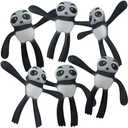 ArtCreativity Bendable Panda Toys, Set of 6, Flexible Figures, Stress Relief Fidget Toys for Kids, Fun Birthday Party Favors, Goodie Bag Fillers for Boys and Girls