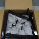 HOUSE DAY Wooden Pants Hangers 20Pack Clamp Hangers with Felt Lining Non-Slip Space Saving Wooden Skirt Hangers 360 Swivel Hook Durable Sturdy Jean Hangers (20 Pack, Brown)