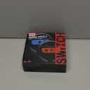 Orzly Steering Wheels for Nintendo Switch & OLED Console JoyCons, Racing Wheels for Mario Kart 8 Deluxe [Mariokart Switch Steering Wheel Joycon Controller Attachment Accessories]-TWIN PACK [2X Black]