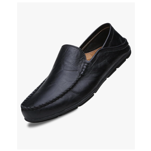 Go Tour Men's Premium Genuine Leather Casual Slip on Loafers Breathable Driving Shoes Fashion Slipper 10.5 M