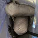 Veehoo Cooling Elevated Dog Bed Add Removable Waterproof Bolster Cushion Mat, Raised Pet Cot with Breathable Teslin Mesh, No-Slip Feet, Dog Sofa Bed for Indoor Outdoor, XXLarge, Black Silver (59.0"L x 37.5"W x 9.0"Th)