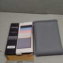 19" x 19" Extra Thick Silicone Mat Waterproof with Raised Edge, Gray