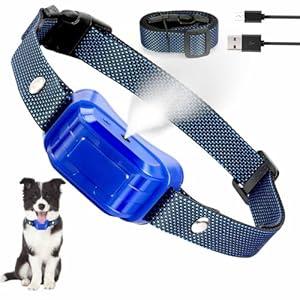 Citronella Bark Collar for Dogs, [No Spray Refill] Spray Dog Training Collar, Humane Citronella Dog Barking Collars, Safer Anti Barking Control Spray Collar for Dogs Blue, Strap Size 27.56*0.79 in