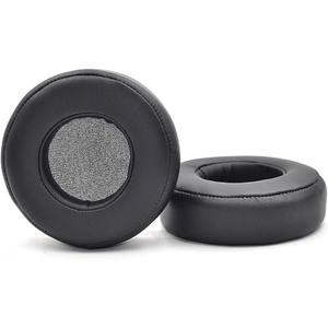 Ear Pads Replacement Ear Pads Cushions Compatible with Beats by Dr. Dre Pro Detox Headphones Soft Protein Leather High-Density Memory Foam Earpads Earmuffs Ear Cups Cover Repair Parts - Black