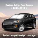 EcoNour Windshield Sunshade Compatible for Ford Escape 2013-2017 2018 2019, Sun Visor for Front Windshield & Window Sun Shade Cover, UV Heat Blocker & Protector, Car Accessories