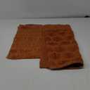 AVOIN colorlife Fall Pumpkin Caramel Throw Pillow Covers, 18 x 18 Inch Seasonal Autumn Thanksgiving Harvest Decoration Soft Plush Faux Fur Jacquard Cushion Case Decoration for Sofa Couch Set of 2