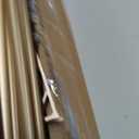 Single Curtain Track for Windows, 2.7m(8.9ft) Wall Mounted Heavy Duty Decorative Curtain rail with End Caps, Aluminum Brackets, Silent Wheels Easy to Install for Bedroom Living RoomGold
