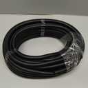 50 FT Wire Loom 1/2 Inch, Split Wire Loom Tubing Wire Conduit, Wire Protector Tubing Black