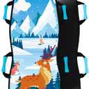 Sunlite Sports 45 Snow Sled  Foldable or Foam Style Toboggan for Kids & Adults, Reinforced Bottom, Durable Stitching & Ergonomic Handles  Lightweight & Portable Winter Sled