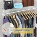 12-Inch Heavy Duty Wire Shelf Bracket Support Kit  Epoxy-Coated Steel Shelf Brackets with 10 Wire Shelf Clips & 2 End Brackets for Wardrobe, Closet & Wall-Mounted Storage