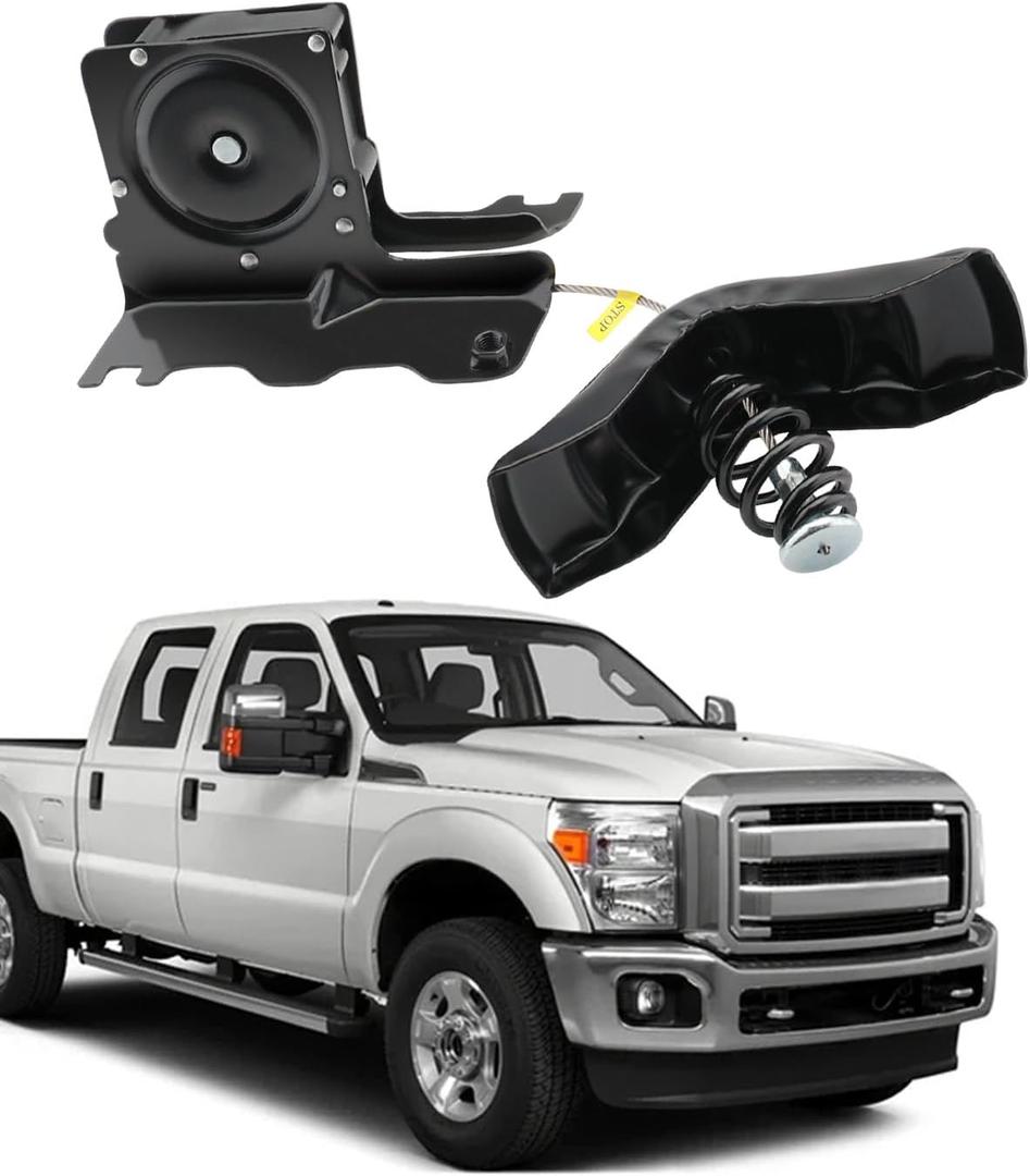 Spare Tire Mount, Compatible with 2008-2016 Ford F250 F350, Super Duty, Spare Tire Carrier under Frame, Spare 5th Tire Winch with Offset Cable, Replaces# 7C3Z1A131A, 7C3Z1A131AJ, BC3Z1A131A, 924-539