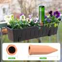 APPD Terracotta Watering Stakes15 Pack Automatic Plants Watering Devices Terracotta Self Watering Spikes for Wine Bottles Great for Indoor & Outdoor Plants