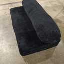 6-inch Folding Mattress Full Size Futon Sofa Bed - Convertible Floor Bed & Sleeping Couch with Removable Corduroy Cover & Carry Handles, High-Density Memory Foam, Black