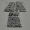 75-Piece Silver Plastic Silverware, Heavy Duty Plastic Cutlery for Parties, Fancy Disposable Flatware Set, Perfect for Weddings, Dinners, Picnics