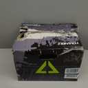 TRIANGLE Kids Motorcycle Helmets Youth Full Face Helmet Lightweight with 2 Visors DOT Approved (Large, Matte Black)