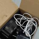 Air Blower Fan for Inflatables, 12V 1.5A Mini Airup Replacement Blower Fan with 2.0A Adapter and 5 LEDs Bulbs Light for Halloween and Christmas Inflatables (IP68 Waterproof, 3200RPM, 5.0 * 5.0'')