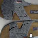 House Slippers for Men Open Toe Adjustable Home Slides with Low Arch Support and Rubber Sole Indoor Outdoor, Size 40