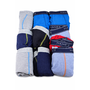 Hanes Boys' Underwear, Boxer Briefs for Boys and Toddlers, Soft Cotton, 10 Packs (Multicolor), XL