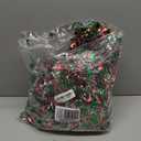 Green and Red Christmas Metallic Tinsel Twist Garland 49 Feet Glitter Christmas Tree Hanging Wreath Decor Xmas Tinsel Garland for Home Mantle Stair Railing New Year Indoor Outdoor Decorations