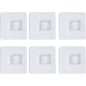 Square Adhesive Pads, for Sotfamily Corner Shower Caddy, 6PCS