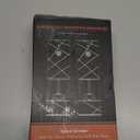 2Pack Electric Salt and Pepper Grinder Set USB Rechargeable with Warm LED Light, Adjustable Coarseness Lidaop Large Capacity Automatic Salt Pepper Mill Grinder for Kitchen, Black and White