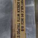 PropVue Projector Screen with Stand 84" - Indoor & Outdoor Projection Screen for Movie or Office Presentation - 16:9 HD Premium Wrinkle-Free Tripod Screen for Projector with Carry Bag & Tight Strap (Black)