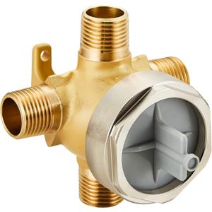 Shower Diverter Rough-in Valve Replacement for D R11000 3, 6 Setting (3.5 x 4 x 4 inches)