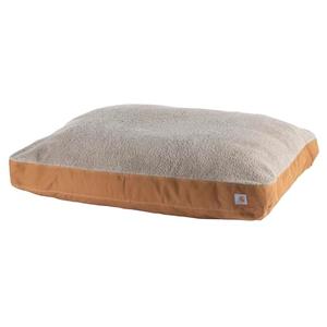 Carhartt Gear P0000538 Firm Duck Sherpa Top Dog Bed - Large - Carhartt Brown, Size 28"x20" Carhartt Gear P0000538 Firm Duck Sherpa Top Dog Bed - Large - Carhartt Brown, Size 28"x20"