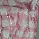 Tegeme Pink Gingham Arch Backdrop Cover 7.2ft 6.6ft Stretchy Backdrop Cover for Baby Shower Party Wedding Birthday Party Ceremony Banquet Decor