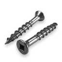 BCP Fasteners 100 Qty #8 x 1-1/4" Stainless Steel Fence & Deck Screws - Square Drive Type 17 (BCP209)