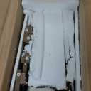 HOMEFORT 10-Tier Vertical Shoe Rack, Corner Shoe Tower, Double Rows 10 Tiers Shoe Shelf, Slim Shoe Storage Unit for 20 Pairs of Shoes, Shoe Stand for Entryway, Hallway, Closet (Rustic Brown)