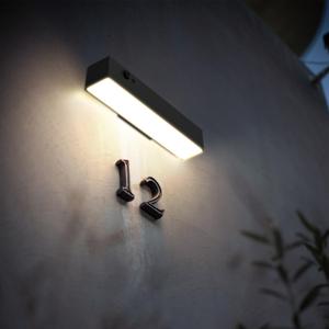 Solar Outdoor Lights, Solar Light with Motion Sensor for House Sign, IP44 Waterproof 1000LM 4000K Modern-Luxury Style Non-wiring Anti-glare Wall Sconces for Post, Front Door, Yard, Garage, Garden