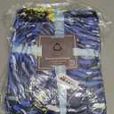 THREE POODLE Wearable Blanket Hoodie for Kids, Oversized Sherpa Sweatshirt Blanket with Pocket, Cozy Hooded Blankets, Birthday Gifts for Girls Boys Teens (Starry Night)