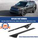 Windshield A-Pillar Molding Trim Kit Left Driver Side Compatible with 2011-2019 Ford Explorer Replaces: 926-450, BB5Z7803137AA, BB5Z7803145AA