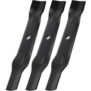 GY20852 High Lift Mower Blades for 48" Cut Deck, GX21784 Mower Blades Compatible with John Deere 145 155C D140 D150 D160 LA130 LA140 LA145 LA155 E160, Replace AM141035/GX21785/GX21785, 3 Pack