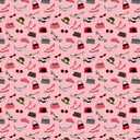 Michael Miller Fashionista Pleasures, Pink, 
44"/45" Wide