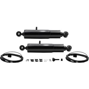 Gabriel 49235 HiJackers Rear Adjustable Air Shock Absorbers Fits Cadillac Escalade; Avalanche, Silverado, Suburban, Tahoe; Dodge Ram; GMC Canyon, Sierra, Yukon; Jeep Gladiator; Nissan TITAN (1 Pair)