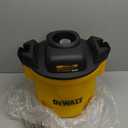 DEWALT Dust Separator with 6 Gallon Poly Tank, 99.5% Efficiency Cyclone Dust Collector, High-Performance Cycle Powder Collector Filter, DXVCS002, Yellow