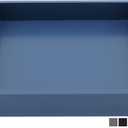 10"x10" Small Square Wood Decorative Tray for Office, Ottoman, Bathroom, Entry, Remote Controls, Countertop Organizer, Candle Tray - Twilight Blue