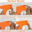 Tagging Gun for Clothing, 2006 Pieces Price Tag Attacher Gun Kit for Clothes Labeler, Clothes Tagging Applicator Gun Set with 1600 Fasteners, 400 Clothing Labels and 6pcs 0.08 inch Needles
