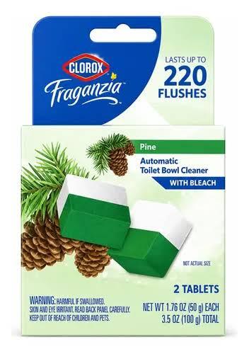 Clorox Fraganzia 220 Flushes, 2 Tablets