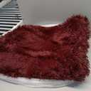 Pettop Fluffy Burgundy Rug for Bedroom Living Room, 4x6 Feet Super Soft Shaggy Plush Fuzzy Rugs for Girls Kids Boys, Non-Slip and Washable Rug for Nursery Classroom, Carpet for Rooms Decor
