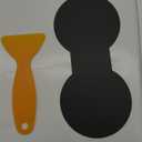 Farmogo Center Console Wrap Kit Matte Black Console Cover Interior Decoration Wrap Kit Compatible with Tesla 2021-2025 Model Y & 2021-2023 Model 3 Accessories (Black)