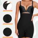 BESTENA Shapewear Shorts,High Waisted Shapewear for Women Tummy Control,Seamless Body Shaper Shorts Thigh Slimmer (Black)