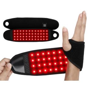 Red Light Therapy Near Infrared Light Therapy Wrap Belt for Body, Red Light Therapy for Neck with 48 Leds for Hands Wrist Wrap for Faster Recovery & Pain Relief, 660nm & 850nm