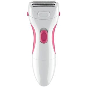 Conair Body and Facial Hair Removal for Women, Cordless Electric Dual Foil Shaver & Trimmer, Perfect for Face, Ear/Nose, Eyebrows, Legs, and Bikini Lines (1 Count (Pack of 1), White/Pink)