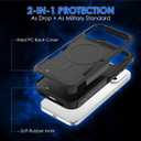 for iPhone 17 Protective Armor Case  Luxury Series [Military-Grade Drop Protection] [Shockproof] [Built-in Super N52 Magnets] [Dual-Layer] Soft Rubber+Hard PC Back Cover (Black, ., iPhone 17 Pro)