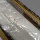 DEZ FURNISHINGS Premium Cordless 1" Room Darkening Vinyl Mini Blinds, 20.5" W x 64" H, White