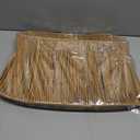 Boho Rattan Lampshade Large Vertical Grain Drum Lamp Shade 12" Top X 14" Bottom X 10" High For Table Lamps Floor Lamps Replacement Hand Woven Vintage Style Rattan Lamp Shades Spider Fitter